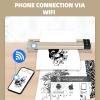 ATOMUS Tattoo Transfer Stencil Machine, Mini Thermal Copier Printer Connected Phone Computer Portable USB WiFi Tattoo Printer view 3