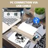 ATOMUS Tattoo Transfer Stencil Machine, Mini Thermal Copier Printer Connected Phone Computer Portable USB WiFi Tattoo Printer view 4