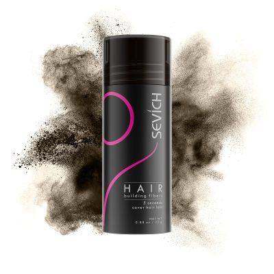 SEVICH Hair Fibers for Thinning Hair, Hair Building Fibers Instantly Thicker & Fuller Look,Hair Powder for Men & Women 25g Medium Brown