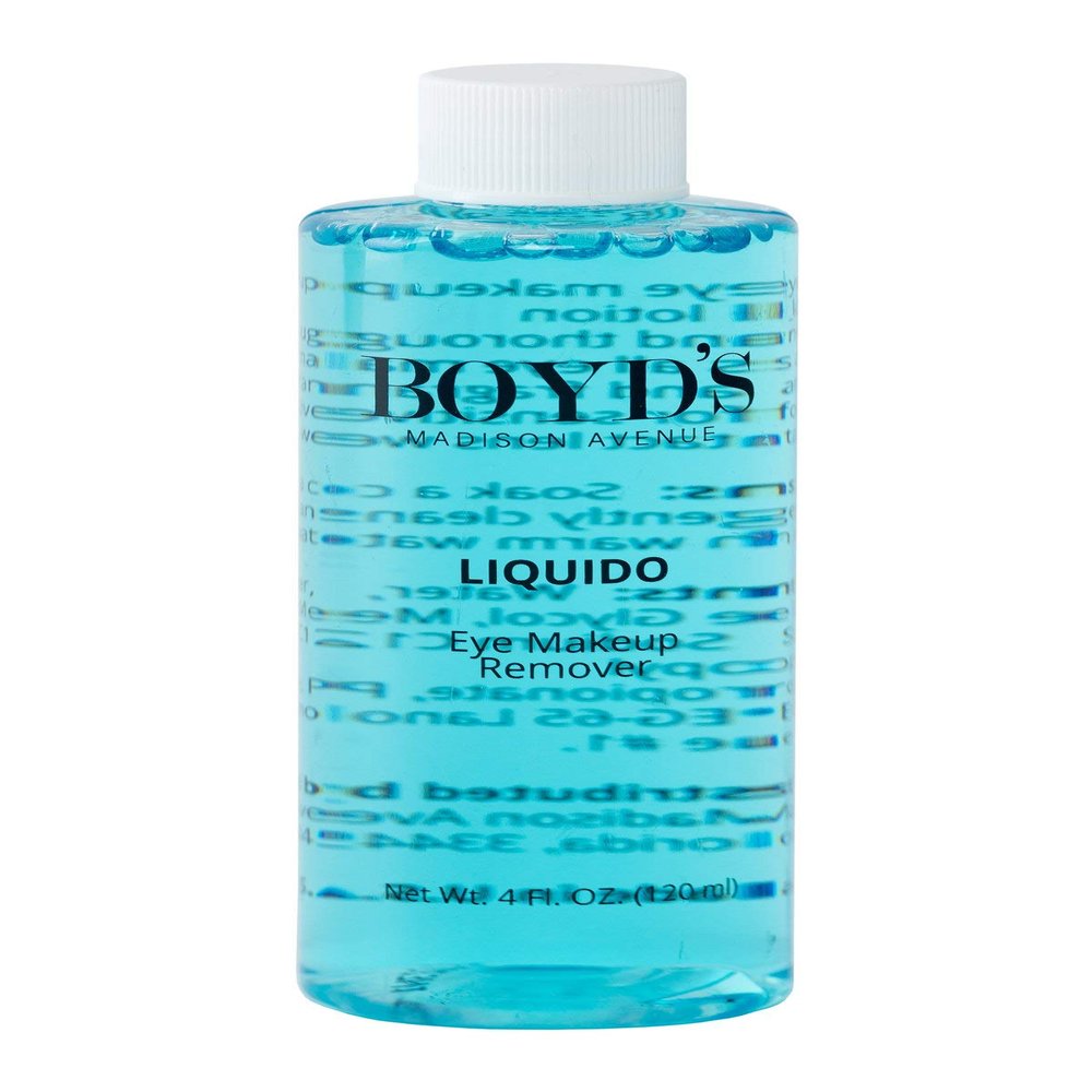Boyds Liquido Eye Makeup Remover - Waterproof Mascara Remover | Non-Oily Gentle Formula for Sensitive Eyes | Soothes, Cleanses, Hydrates | Ophthalmologist-Tested | 4 fl oz