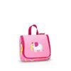 reisenthel Toiletbag S Kids, Small Hanging Travel Toiletry Organizer, ABC Friends Pink view 2