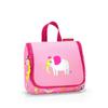 reisenthel Toiletbag S Kids, Small Hanging Travel Toiletry Organizer, ABC Friends Pink view 4