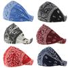Carede Paisley Bandana Headband for Women with Elastic Yoga Headband Outdoor Hairband Adjustable Turban Headwrap,Pack of 6 view 4