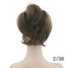 10 Colors Curly Short Hair Pieces Claw Ponytails Synthetic Hair Accessories Blonde Little Ponytail Clip In Hair Natural Color 12 Inches view 2