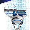 Gillette Skinguard Sensitive Razor Blades For Men, Refills With Precision Trimmer, 8 Count, Pack Of 1 view 3
