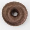 4Color Donut hair bun Women Synthetic Fiber Hair Bun Donuts Ring Blonde Hair Wig #6 view 3