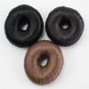 4Color Donut hair bun Women Synthetic Fiber Hair Bun Donuts Ring Blonde Hair Wig #6 view 4