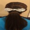 Camouflage Knot Ponytail Hair Bow Tie view 3