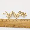 Set of 3 Lady Women Sweet Alloy Hairpin Hair Clip Fashion Hair Clamp Hair Barrettes (Flower style) view 2