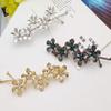 Set of 3 Lady Women Sweet Alloy Hairpin Hair Clip Fashion Hair Clamp Hair Barrettes (Flower style) view 4