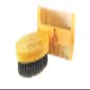 Beard Comb and Brush - Resolute Man- Peach Wood Comb and 100% Boar Bristles Brush - Polish, Clean and Shine Beard Hair as You Style! view 1