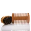 Beard Comb and Brush - Resolute Man- Peach Wood Comb and 100% Boar Bristles Brush - Polish, Clean and Shine Beard Hair as You Style! view 2