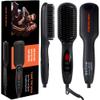 Tame The Wild Pro Beard Straightener for Men - Premium Heated Beard Brush - Anti-Scald Ionic Generator - 12 Temp Settings - LED Display - for Beards Over 2" Long view 1