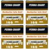 100 Perma-Sharp Straight Edge Razor Blades for use in Professional Barber Razors - New Packaging view 2