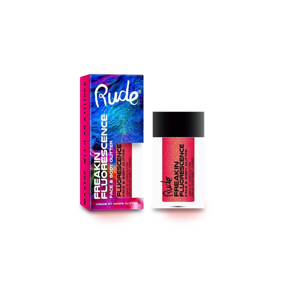 Rude - Freakin Fluorescence Face & Body Glitter - Until Dawn