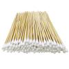 500 PCS 6" Long Cotton Swabs with Bamboo Handle for Makeup, Gun Cleaning or Pets Care view 1