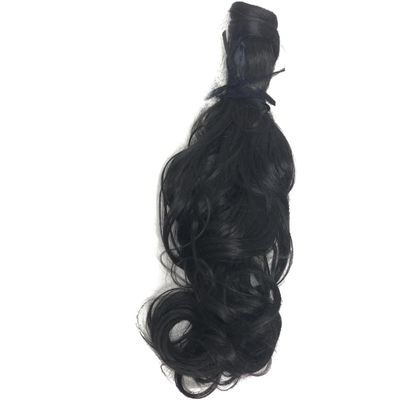 23" Long Wave Pony (wrap-around) by Hairdo R1 Black