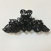 Numblartd Vintage Chic Black Metal Alloy Rhinestone Fancy Hair Claw Jaw Clips Pins - Women Fashion Retro Hair Catch Hair Updo Grip for Thick Hair view 2