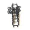 Numblartd Vintage Chic Black Metal Alloy Rhinestone Fancy Hair Claw Jaw Clips Pins - Women Fashion Retro Hair Catch Hair Updo Grip for Thick Hair view 4