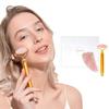 fengshuisale Beauty Bar 24K Rose/Golden Facial Massager, Natural Rose Quartz Stone Roller & Gua Sha Facial Massager Tool Body Face Massage Relaxation W3916 (Gold) view 2