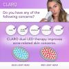 Spa Sciences CLARO Clinically Proven Blue & Red LED Acne Treatment Light Therapy System-FDA Cleared-Rechargeable- Professional Home Acne Healing/Clearing Treatment view 3