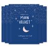 FACETORY K Beauty Face Mask Skin Care - MOON VELVET MOISTURIZING Sheet Mask with Sodium Hyaluronate & Shea Butter Cream | Moisturizing Cream Mask (5 Pack) view 1