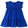 Youwon Girls Dress Short Sleeve Solid Color Tunic A-Line Tiered Swing Dress 2-6 7-16 Blue 14-16 Years view 2