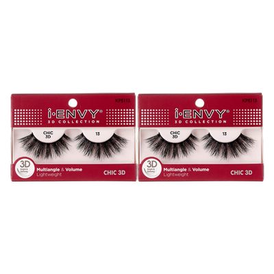 i-ENVY 3D Lash Glam Collection Multi Angle & Volume KPEI13 (2 Pack)