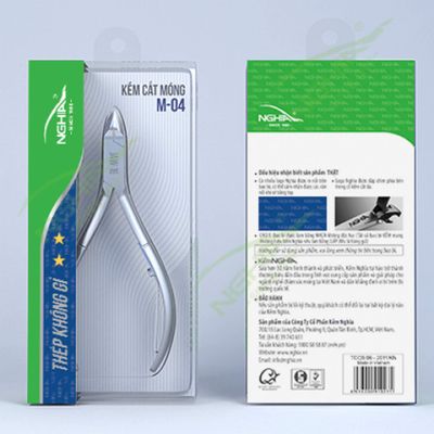 NGHIA Acrylic Nippers Stainless Steel - Nail Nippers - Collection M-01 to M-05 (#M-04)