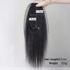 Human Hair Extensions Two Clips in Quiff Backwards Hairpieces for Men 12.6" view 3