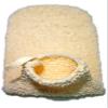 2 Pack Natural Vegetable Fiber Shower Exfoliating Loofah Mitt - Soft Terry Cloth Bath Gloves - Exfoliator Body Scrubber Mitts Mitten - Great for Your Skin Care in The Spa - Anti-Aging view 2