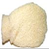 2 Pack Natural Vegetable Fiber Shower Exfoliating Loofah Mitt - Soft Terry Cloth Bath Gloves - Exfoliator Body Scrubber Mitts Mitten - Great for Your Skin Care in The Spa - Anti-Aging view 3
