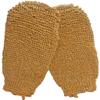 2 Pieces(5.19.0 inches) Natural Vegetable Fiber Exfoliating Sisal Bath Spa Shower Scrubber Loofah Rub Glove Mitt Mitten - Great for Your Skin Care in The Bath - Anti view 1