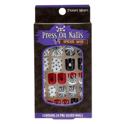 Fright Night Spider Web Nails
