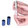 Portable Mini Refillable Perfume Bottle, 3 Pcs Travel Size Perfume Atomizer Empty Spray Bottle Case for Outdoor and Traveling with Funnel and Perfume Diffuser (A - 6ml (Black+Silver+Dark Blue)) view 4