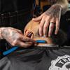 GRAVITY RAZORS Professional Straight Razor Kit  Ultra Exposure, Includes 10 Premium Blades, 2mm Exposed, Blue view 3