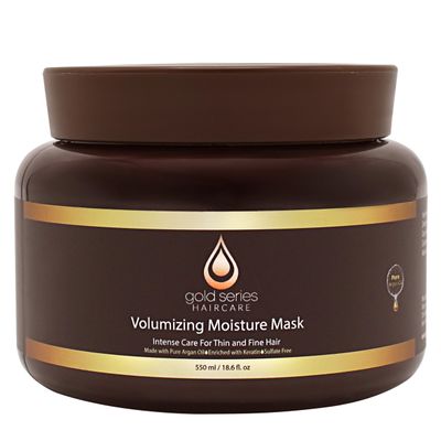 Gold Series Deep Conditioning Hair Mask - Moisturizing Treatment with Argan Oil for Dry, Damaged Hair, Volumizing Conditione (18.6 Oz)