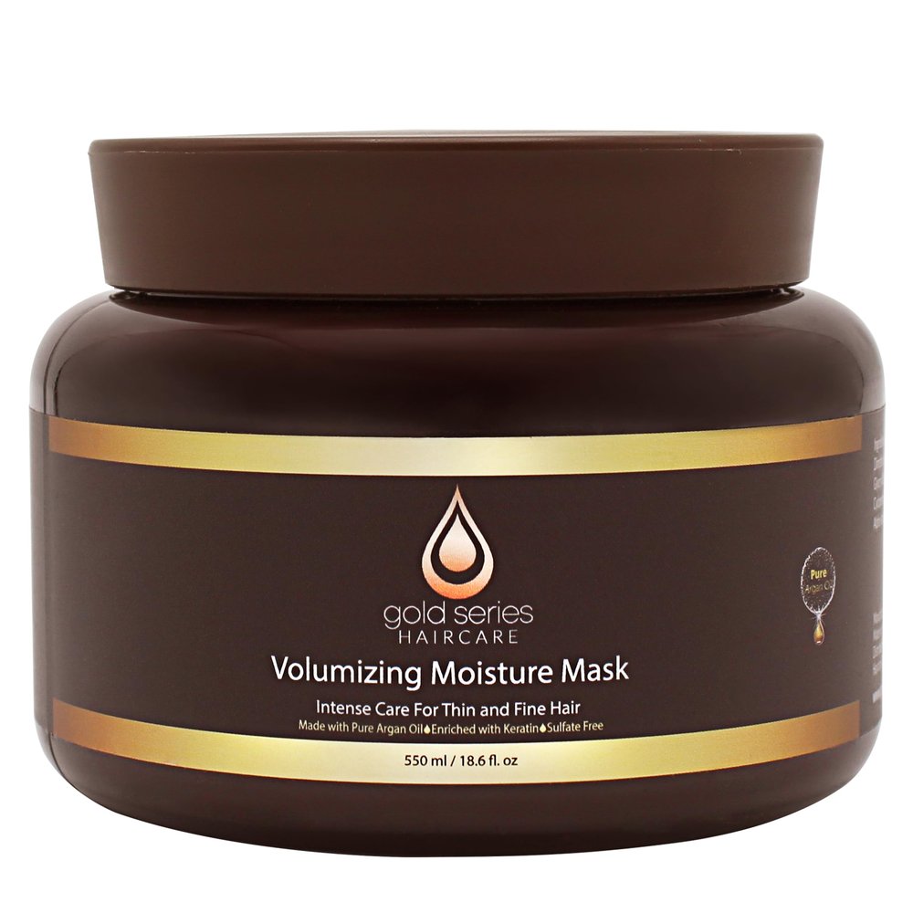 Gold Series Deep Conditioning Hair Mask - Moisturizing Treatment with Argan Oil for Dry, Damaged Hair, Volumizing Conditione (18.6 Oz)