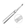 1 PCS Professional Silver Stainless Steel Finger Cuticle Cleaner Fork Pusher Nail Art Tools Manicure Pedicure Tools Dead Skin Remover Callus Removal Tools for Unisex Adult view 3