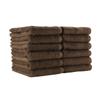 Arkwright Bleach Proof Salon Towels - Pack of 12 - Highly Absorbent, 100% Cotton, Quick Dry Spa Face Towel for Hair Stylist, Barber, Pedicure, and Esthetician, 16 x 27 in, Brown view 1