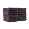 Arkwright Bleach Proof Salon Towels - Pack of 12 - Highly Absorbent, 100% Cotton, Quick Dry Spa Face Towel for Hair Stylist, Barber, Pedicure, and Esthetician, 16 x 27 in, Eggplant view 1