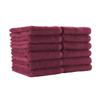 Arkwright Bleach Proof Salon Towels - Pack of 12 - Highly Absorbent, 100% Cotton, Quick Dry Spa Face Towel for Hair Stylist, Barber, Pedicure, and Esthetician, 16 x 27 in, Burgundy view 1
