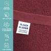 Arkwright Bleach Proof Salon Towels - Pack of 12 - Highly Absorbent, 100% Cotton, Quick Dry Spa Face Towel for Hair Stylist, Barber, Pedicure, and Esthetician, 16 x 27 in, Burgundy view 2