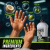 Grip Clean Heavy-Duty Hand Cleaner for Mechanics with Nail Brush - Moisturizing Coconut Oil Hand Cleaner Liquid Hand Soap with Stiff Bristle Nail Brush, Lime Scent  8 Fl Oz Squeeze Bottle + Brush view 2