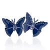 Butterfly Red Navy Austrian Rhinestone Crystal Hair Clip Barrette Ponytail Holder Hair Jewelry Headpiece Claw Clamp C7184 (Navy) view 1