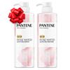 Pantene Sulfate Free Shampoo and Conditioner Set, Rose Water, Soothing and Moisturizing, Infused with Vitamin B5, for all Hair Types, Safe for Color Treated Hair, Pro-V Blend, 17.9 Fl Oz Each, 2 Pack view 1