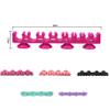 Yardwe Portable Makeup Holder Brush Dryer Beauty Tool Drying Rack (Rose Red) view 3
