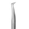 Stainless Steel Tweezers, Stright/Curved Tips All-purpose Forceps Professional Tweezers Tongs and Comfortable Handle for Eyelash Extension Nail Art Design Beauty and Crafting Repairing(2#) view 3