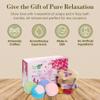 360Feel Be Mine 4 Bath Bombs Plus 4 Handmade Soap Gift Essential Oil Organic Bath Bomb gifts for Men Women view 3