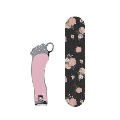Small Floral Nail Clippers Mani Set